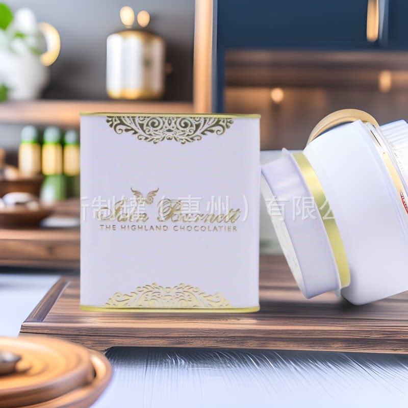 定制马口铁咖啡子密封 英德红茶小青柑铁 正方形白茶陈皮铁