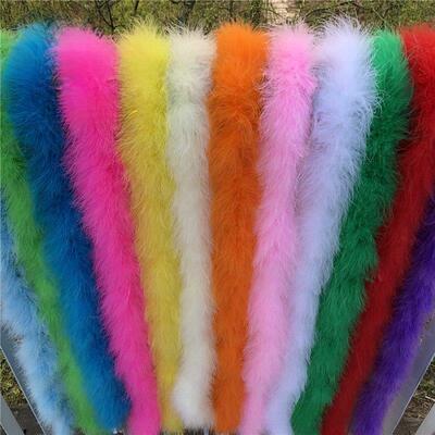 全绒加厚羽毛条 加密火鸡羽毛条鸵鸟毛婚庆装饰舞台皮草服装辅料