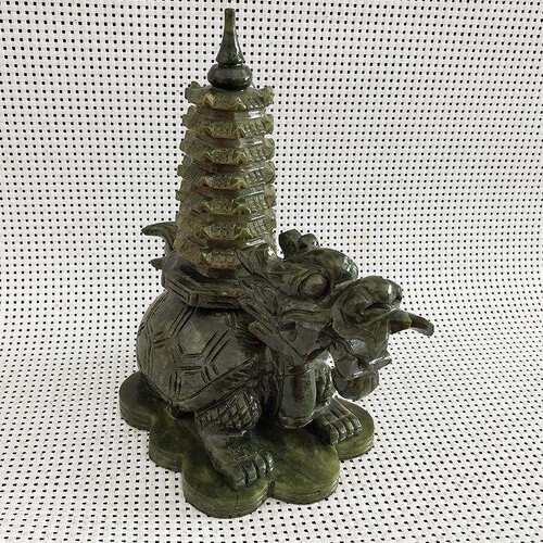 南玉龙龟文昌塔摆件电视柜家居办公室工艺品摆设