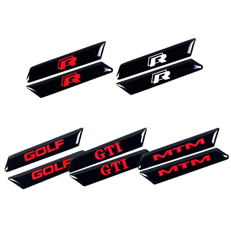 适用于大众高尔夫GTI GOLF R明锐途安座椅升降扳手装饰标贴纸胶贴