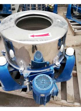 大型工业脱水机小型食品纺织蔬菜甩干机烘干用平板吊袋离心甩干机