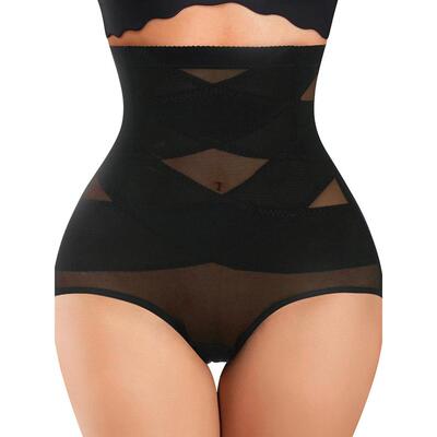 Womens	 Tummy Control High Waist Trainer Body Shaper 塑身