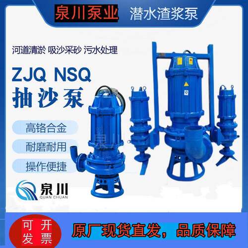 立式潜水渣浆泵洗砂泵河沙污水泵排污潜水抽水泵潜水抽沙泵船用