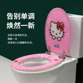 树脂马桶盖通用加厚家用抽水马桶圈座圈盖缓冲静音老式 马桶盖配件
