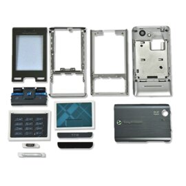 索尼爱立信SONY ERICSSON T715手机外壳 件数如图 蓝色