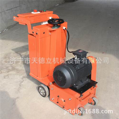 天德立XBJD300路面打毛铣刨机7.5KW电动铣刨机混凝土路面拉毛机