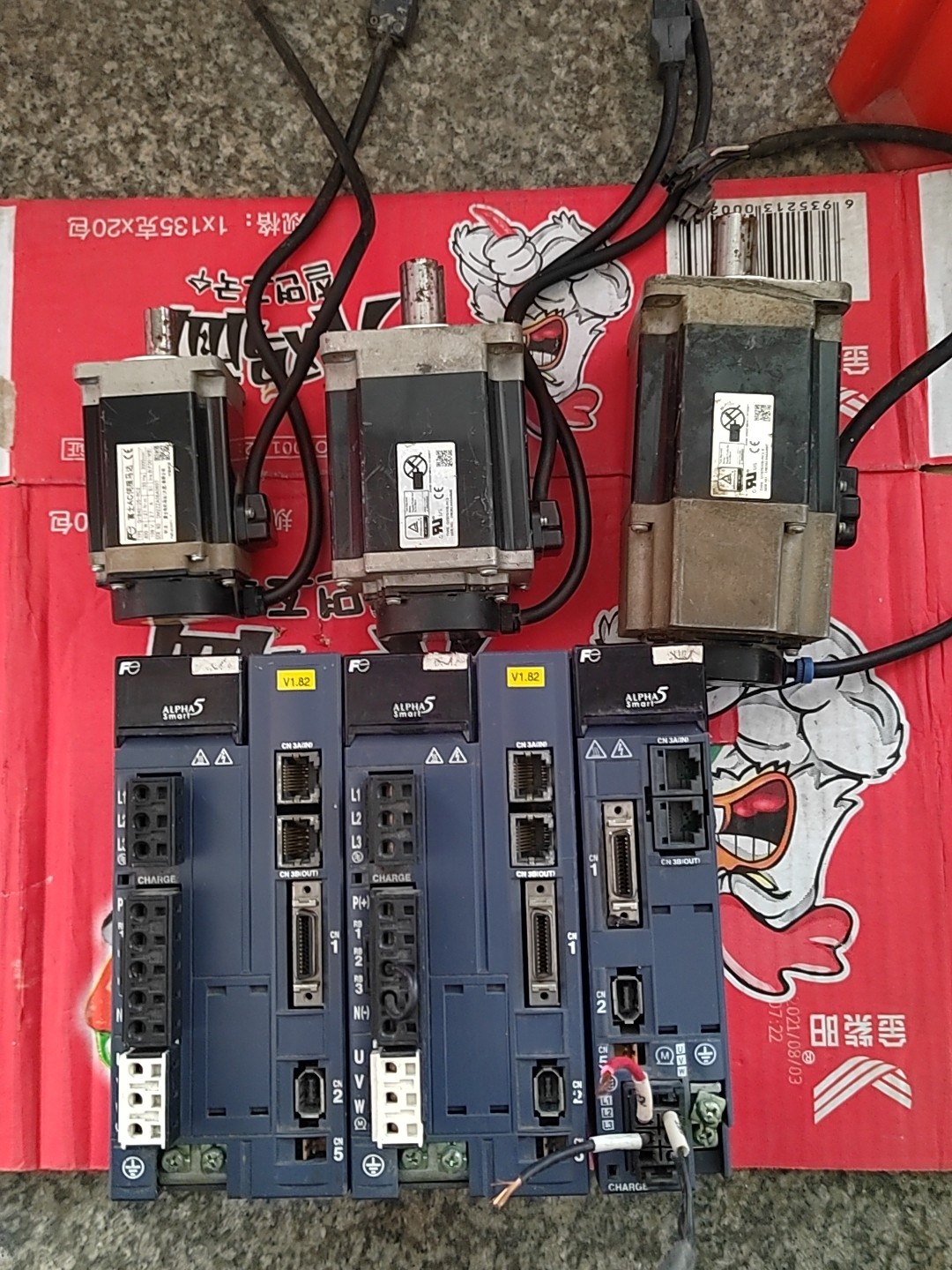 富士F5伺服RYH751F5-VV2+GYB751D5-RC