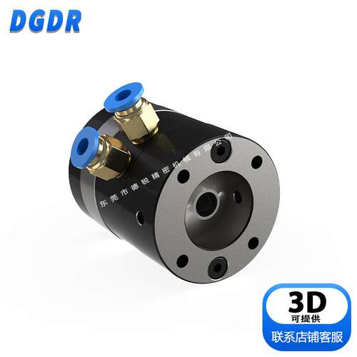 气小-型迷你气动卡盘DASMT8DAS-MT8固定立式动夹头机器人下料上套