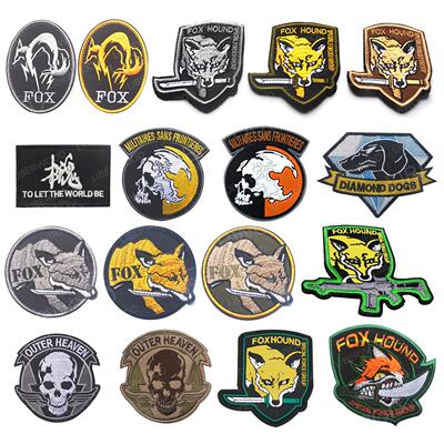 Metal Gear Solid Foxhound Emblem Patch Fox Hound Uniform er