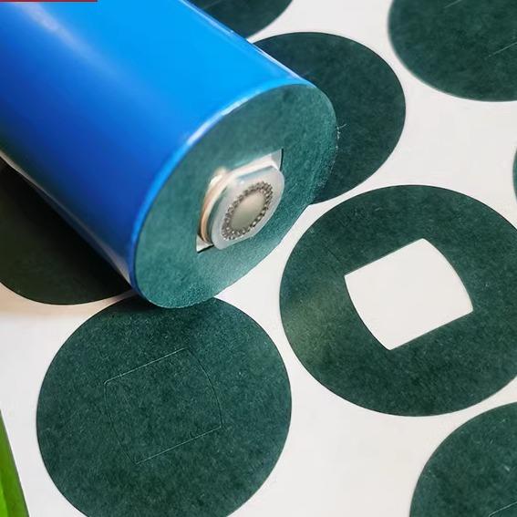 40135锂电池40155青稞纸背胶绝缘垫正负极空实心绝缘纸垫片0.2mm