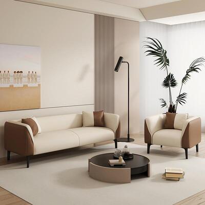 欧小户型客厅双人人三出租房公AA800500寓美发店休息区接北沙待发