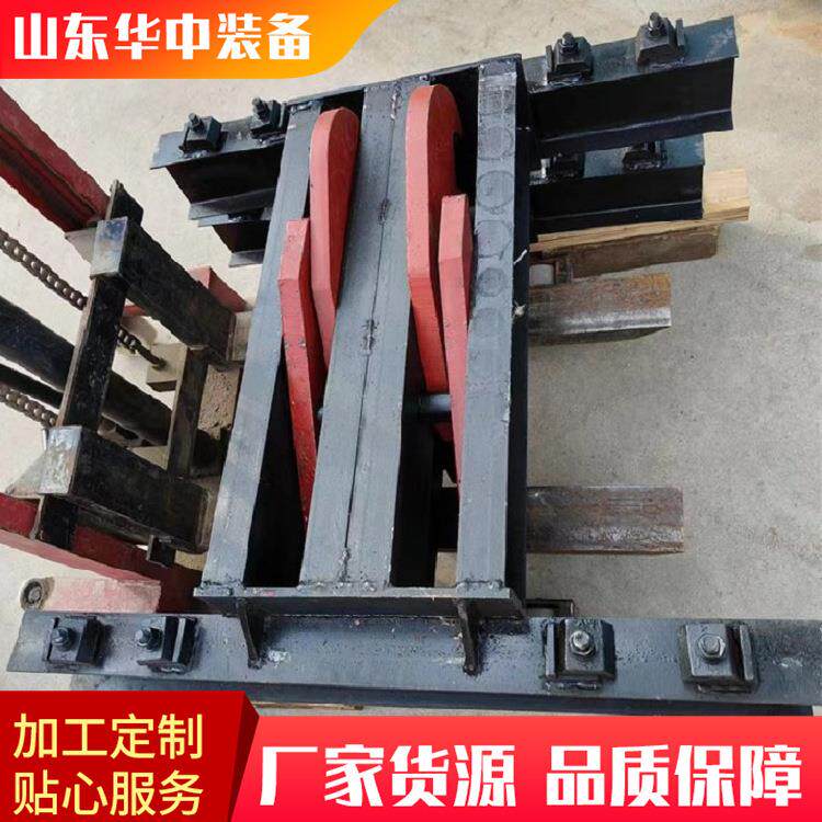 矿用捞车器 斜巷跑车防护装置 斜井捕车器 600轨双钩捞车器