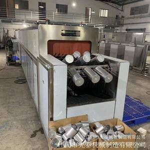 滤清器壳体清洗机汽车冲压制品超声波喷淋清洗线设备