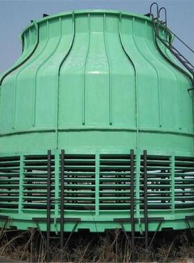 逆流式圆形玻璃钢凉水塔注塑机冷水塔300T400T大型降温工业冷却塔