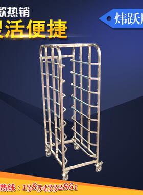 厂家直销不锈钢移动馒头架车多功能推车烤盘储物架蒸房用厨房设备