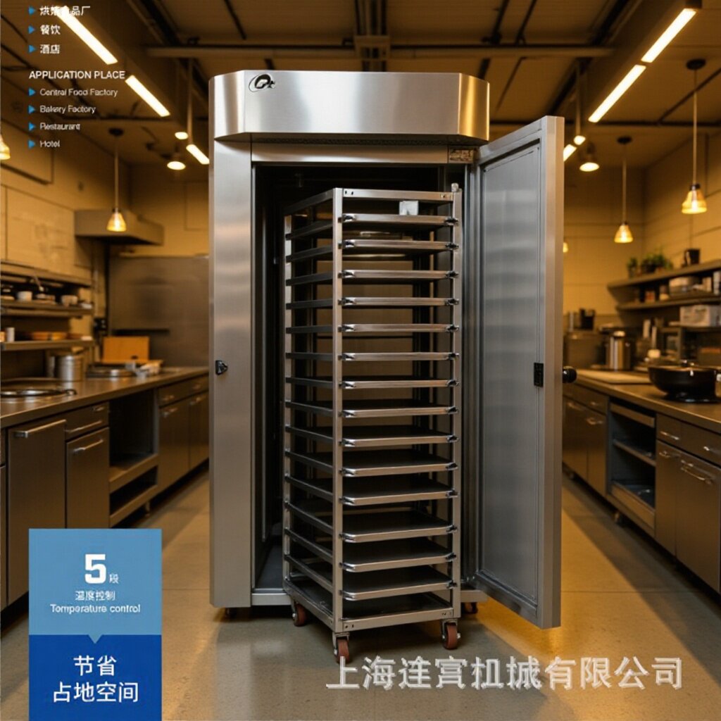 烘焙食品厂用15层15盘热风旋转烤炉商用月饼面包烤箱推车热风炉
