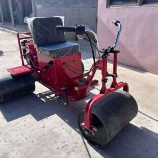 24新款 全套压地机汽油柴油电动压实机小型三轮青菜大蒜麦田压地机