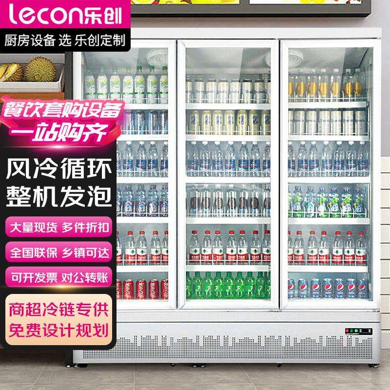 展示柜冷冻大容积立式饮料柜嵌入式冰柜便利店水果蔬菜保鲜柜