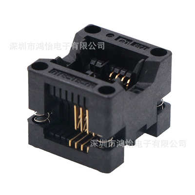 进口Enplas测试座SOP8/OTS-8(16)-1.27-03老化编程座烧录座转接器
