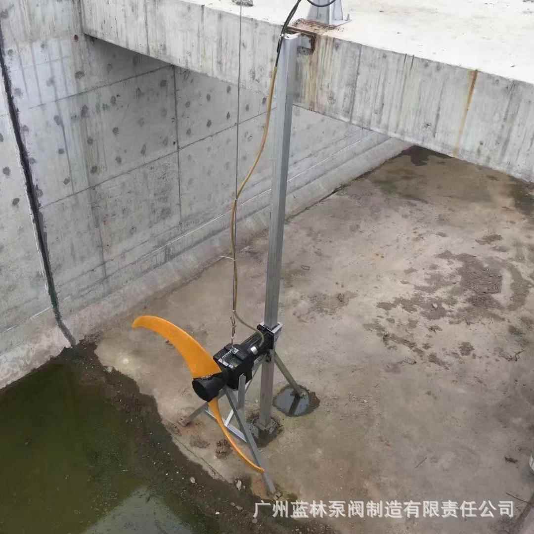潜水搅机QJ1.5/6-26B0/3-9钢80S不拌锈潜水搅拌机污水处理推流