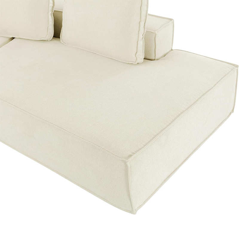 定制海绵沙发新品高密度海绵泡沫地板转角多人组合沙发