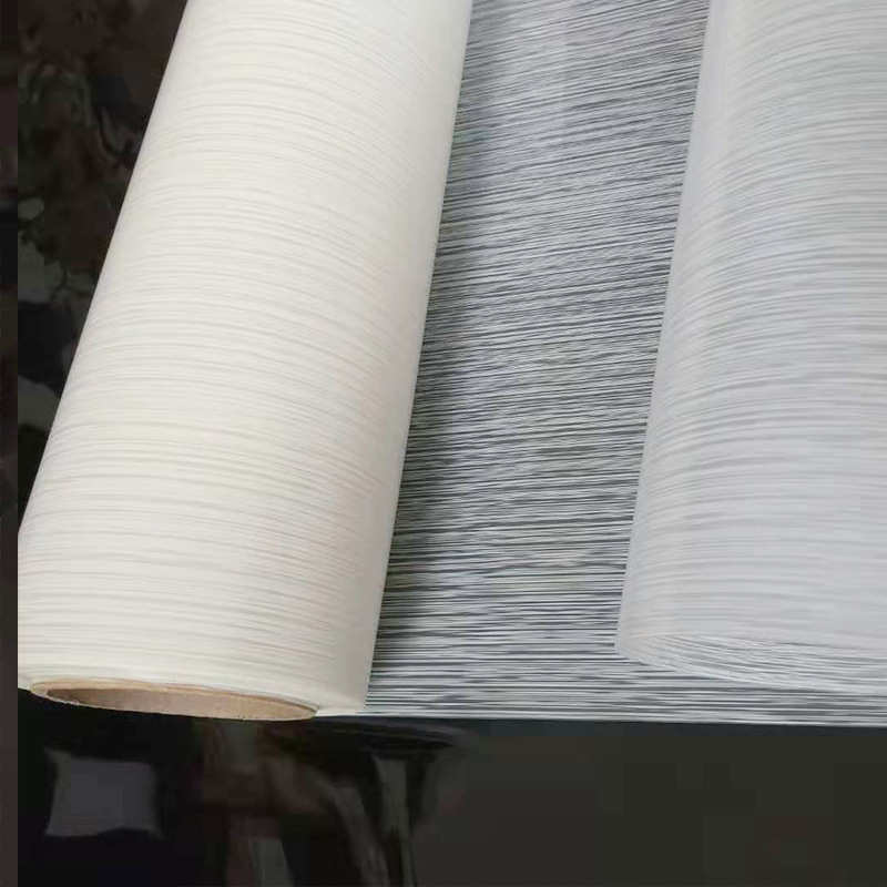 针叶林玻璃膜磨砂装饰膜透光不透明办公室隔断pet薄膜细条条纹贴