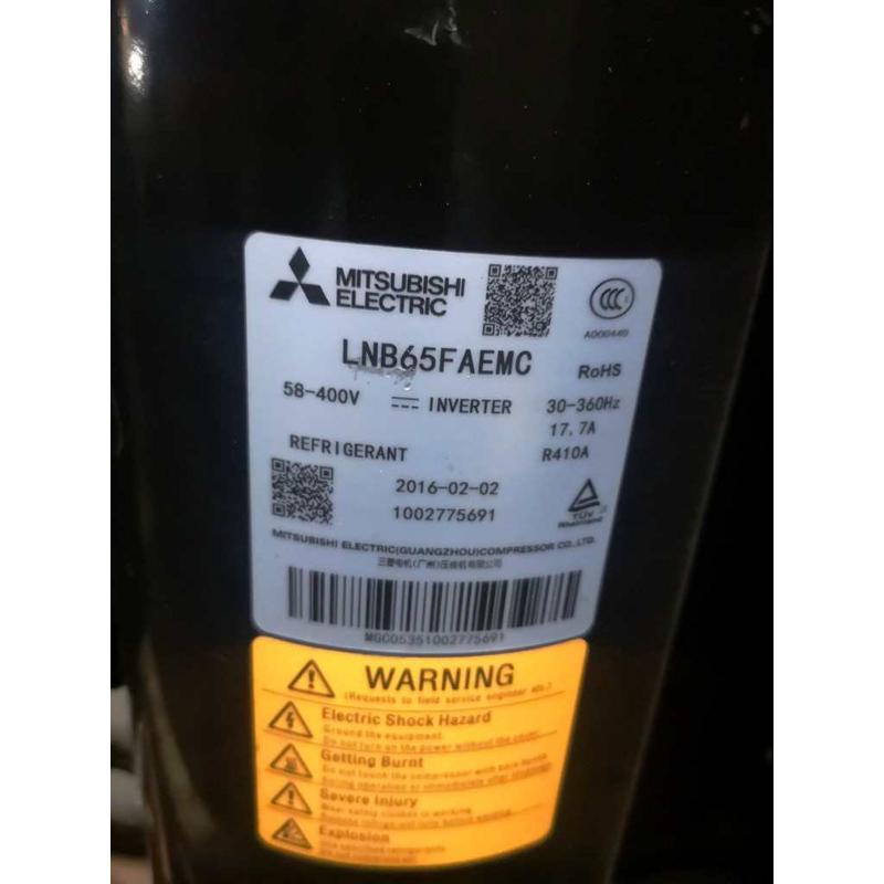 LNB65FAEMC LNB65FAGMC全新三菱变频压缩机LNB72FSAMC MNB40FEQMC