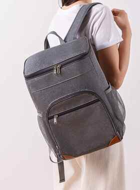 包跨境供漏F-0608双 野餐背专包双肩保温包户外冰加厚保温背包防