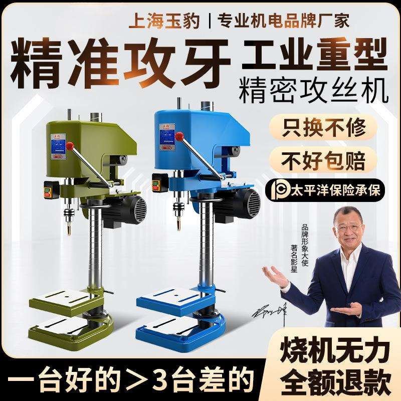 重型工业级台式攻丝机全自动小型电动攻牙机微型SWJ12/16套丝螺纹