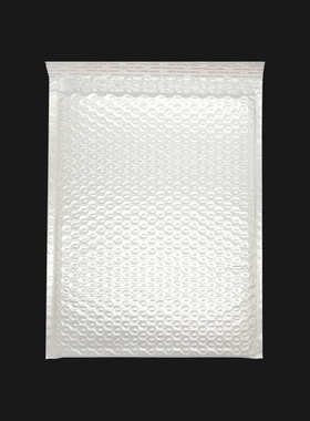 白色珠光膜气泡信封袋 加厚复合服装泡沫包装袋防水快递袋22x25cm