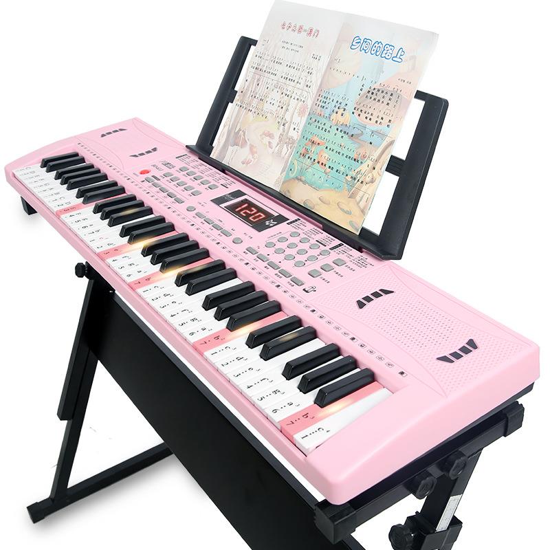 八度宝贝61键儿童电子琴早教音乐玩具 宝宝电子琴 BD-613现货