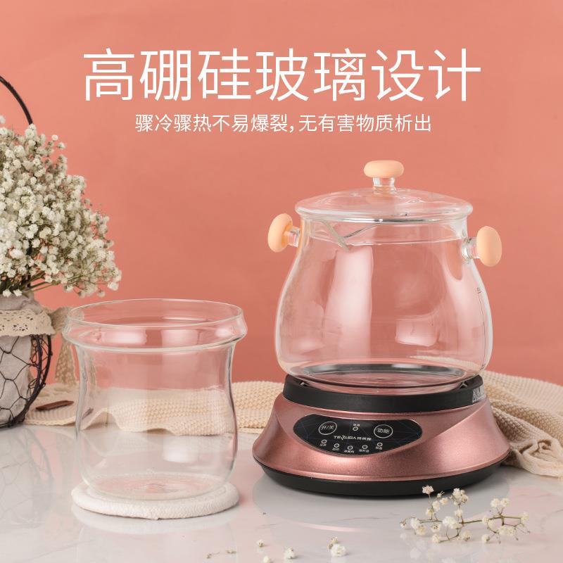 多功能燕窝煎药壶养生壶电热水壶炖盅家用花茶黑茶玻璃烧水壶