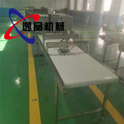 方形春卷皮机供应全自动蛋皮机带切断注馅机大小可调