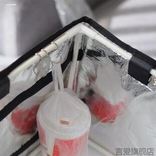 外卖防洒神器外卖箱内支架三通防撒汤固定挂钩饮料送餐箱挂勾