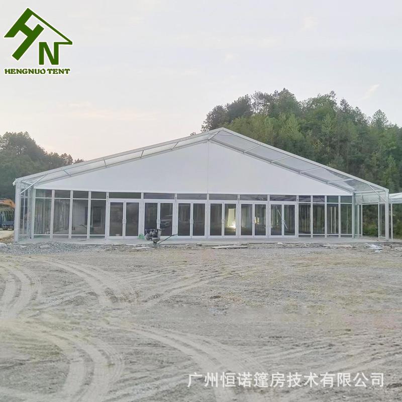 人字顶铝合金帐篷上海酒店户外婚礼篷房会议宴会餐厅帐篷尺寸可变