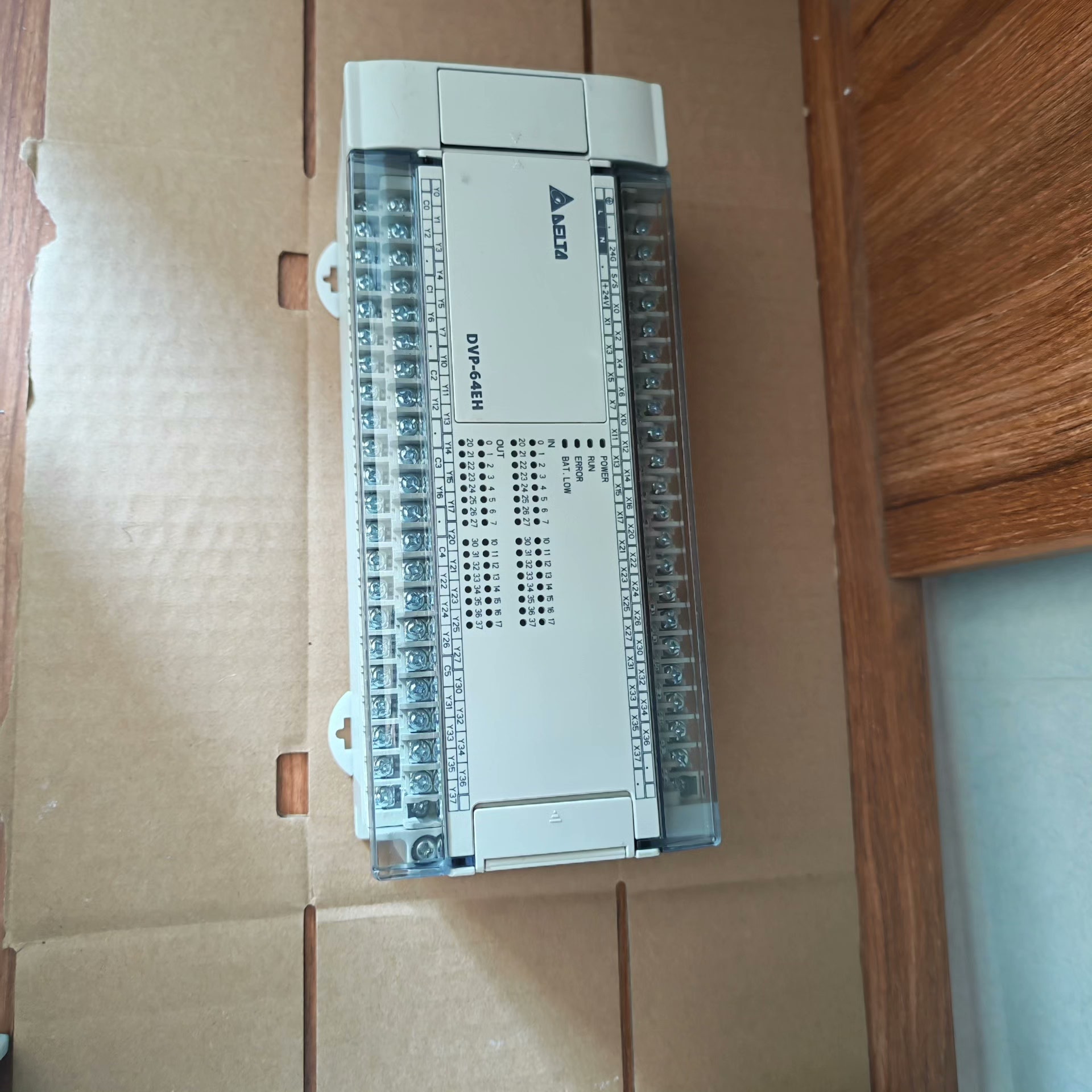 台达DVP64EH00T3，高版本V2.24，PLC，二手拆