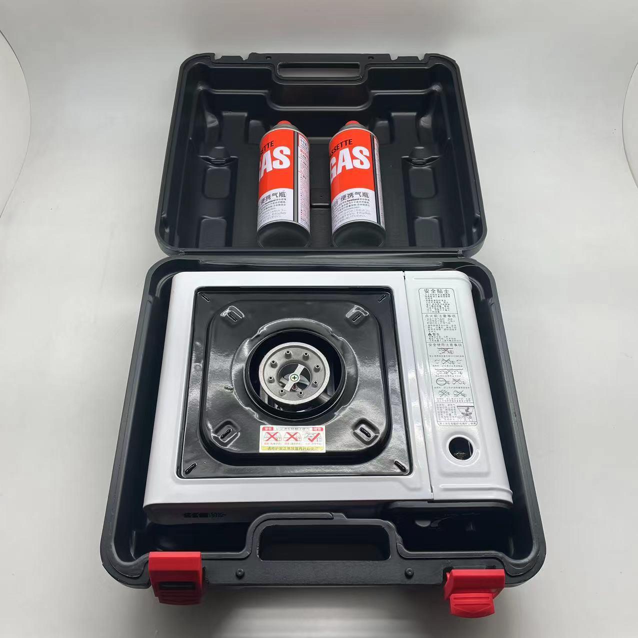 新款直销卡式炉专用箱通用便携气罐手提箱户外露营岩谷气瓶收纳箱
