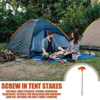 Tent Nails Outdoor Camping Trip Tent Peg Ground Nails Screw