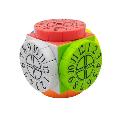 梯色 时间机器魔方 彩色数字时光轮魔方 Time Machine Cube