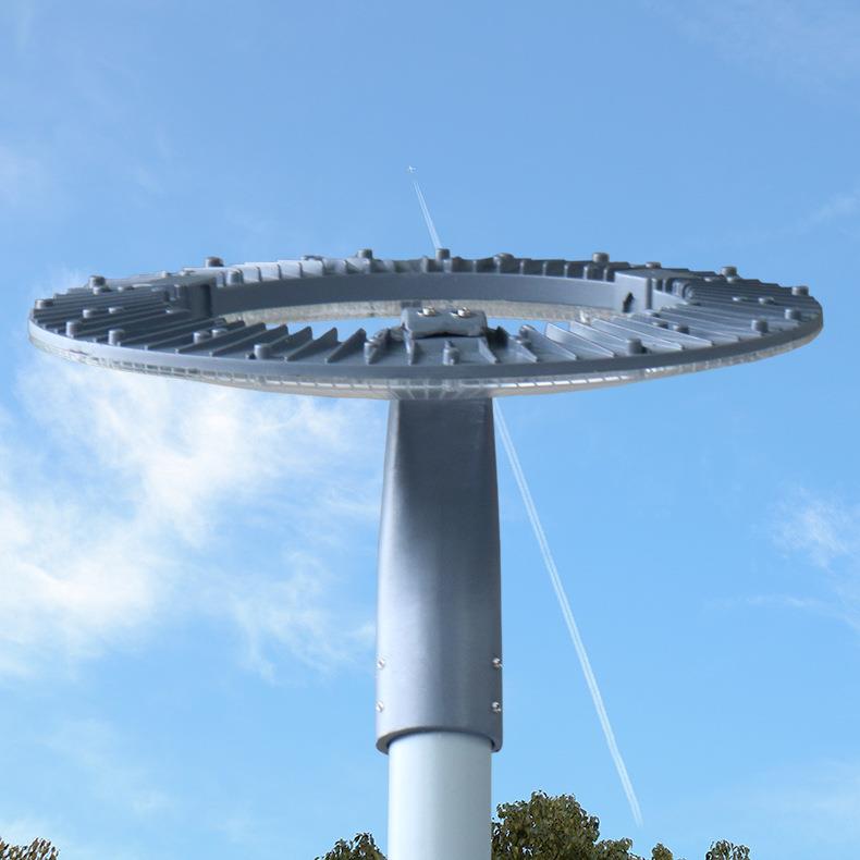 庭院灯欧式仿古太阳能压铸铝单头户外小区别墅led现代中式路灯头