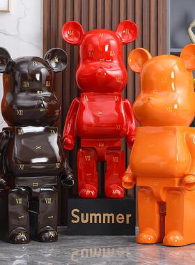 创意网红客厅暴力熊存钱罐落地大摆件电视柜玄关柜摆设乔迁送礼品