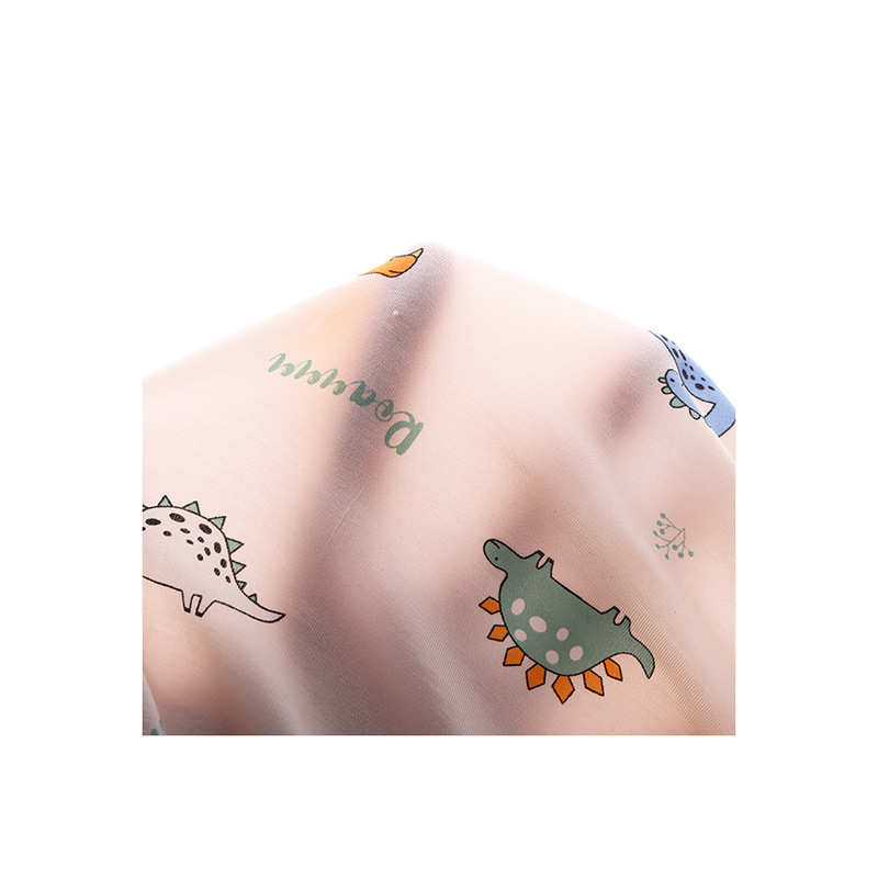 40s凉感弹力汗布冰爽棉爽滑棉针织布 冰感冰瓷棉卡通印花内裤面料