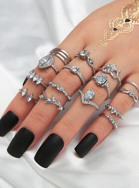 Diamond Ring Ring Diamond Love 15 sets of ring accessories