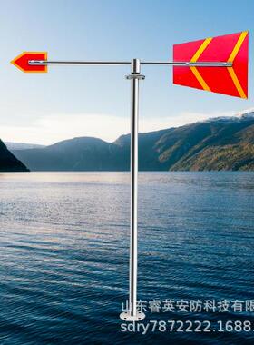 睿英标验厂标准型WJU夜光钢反光风向不锈户外风向标风标高向精度