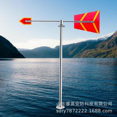 睿英标验厂标准型WJU夜光钢反光风向不锈户外风向标风标高向精度