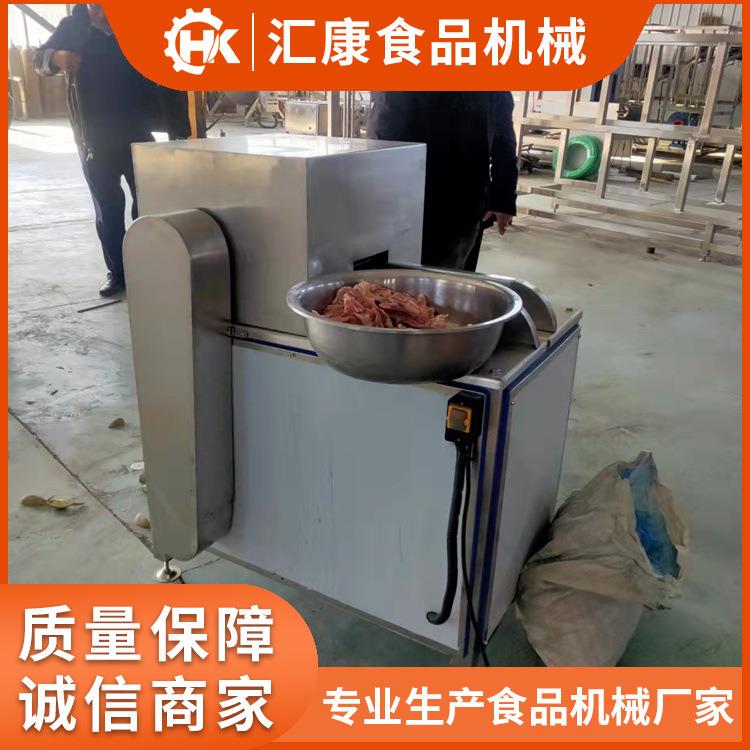 汇康研发冻鱼劈半机猪蹄快速分割机器鸡骨架连续分切设备报格