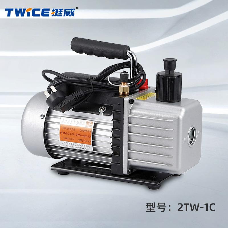 挺威2TW-1C双级旋片式真空泵1L/S一升小型抽气泵设备