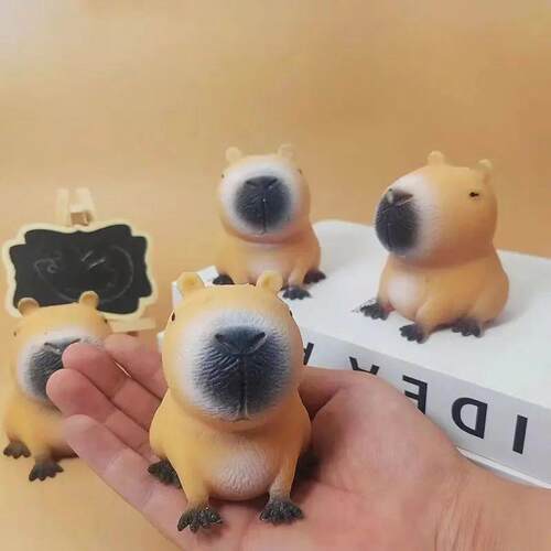 Capybara Relax Squeeze Toy TPR Novelty Cartoon Animal Anti S