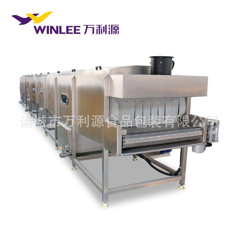 蒸气加热喷淋式食品杀菌设备罐头巴氏杀菌机口蘑罐头巴氏杀菌机