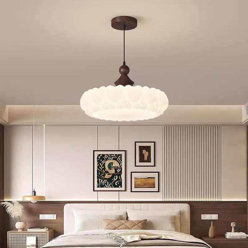 中古风餐厅吸顶灯法式复古主卧灯创意个性艺术卧室主灯儿童书房灯